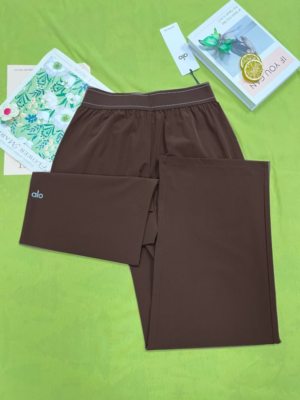 🛎ALO Yoga Suit Up Trouser Coffee Brown (Regular) 30-inch Inner Seam - Picture 5 of 8